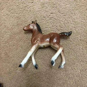 Vintage Horse porcelain figurine foal, made by Kreiss & Company made in Japan